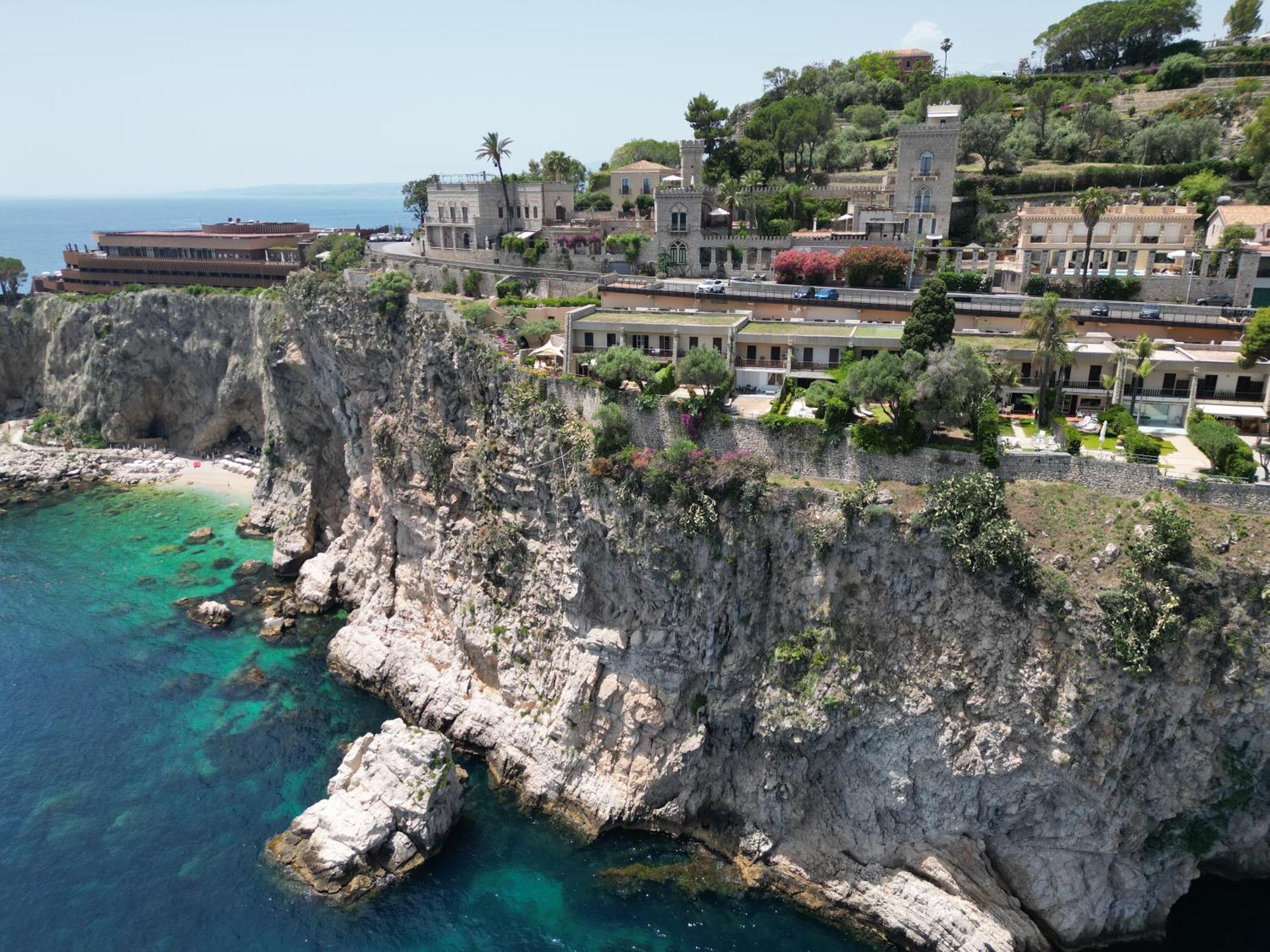 Villa Infinity Vista Mare E Relax Taormina Exterior foto
